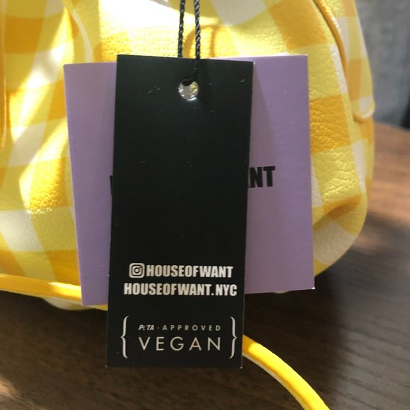 NEW House of Want -Adorbs Mini Gingham by House of Want: Yellow Gingham Check - Picture 5 of 14